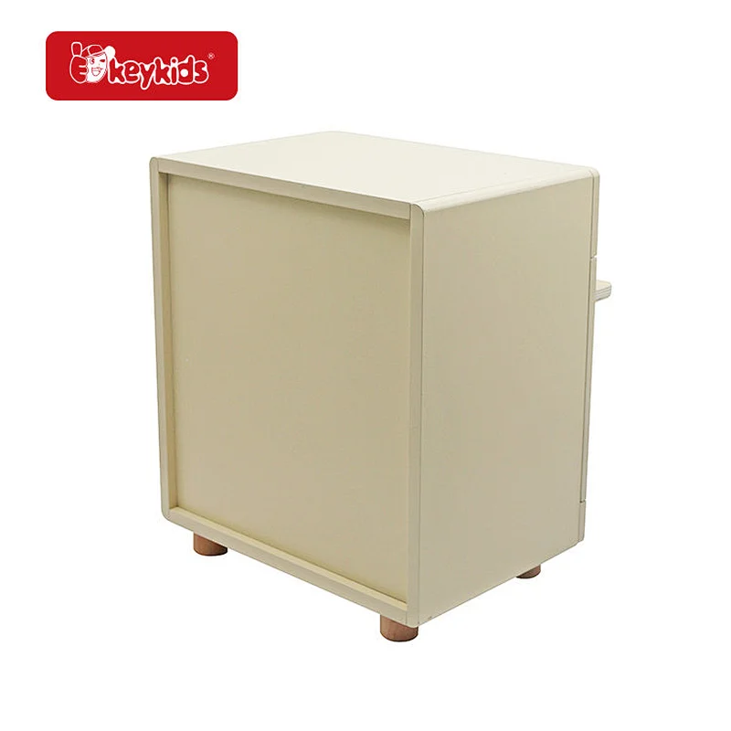 Customize pretend play home appliances wooden toy dishwasher for kids W10D749
